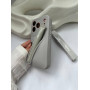 Сірий чохол RHODE з блиском для губ на iPhone 17 Pro — оригінальна якість